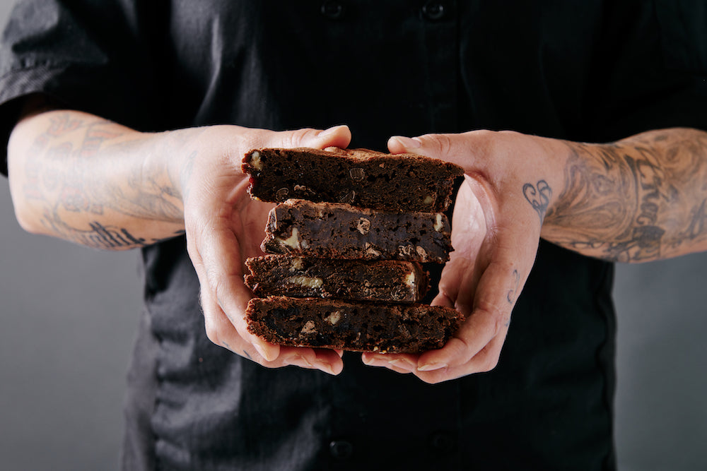 Chocolate Cherry Pecan Brownies